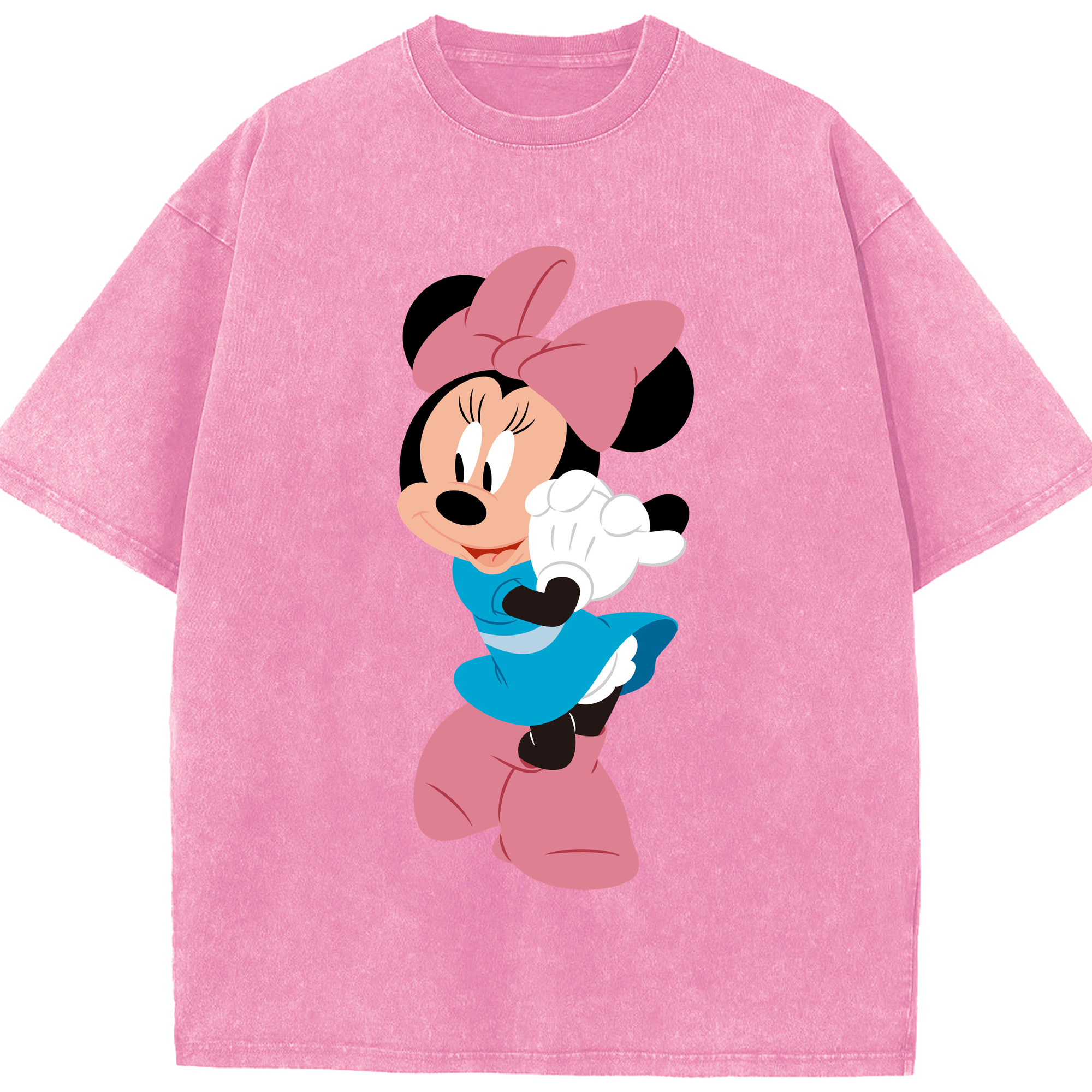 （画像用） ミッキーマウス Mickey Mouse 綿100% ヴィンテージ風 半袖Tシャツ（フロントプリント）